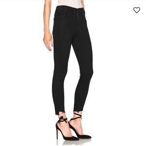 Mother jeans stunner ankle step fray